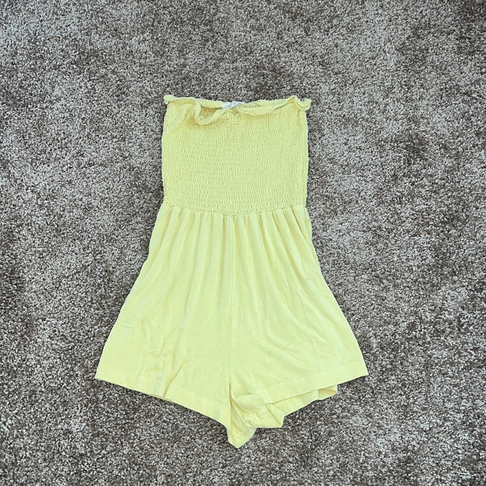 yellow romper